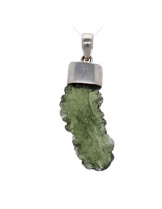 Pendentif Moldavite en...