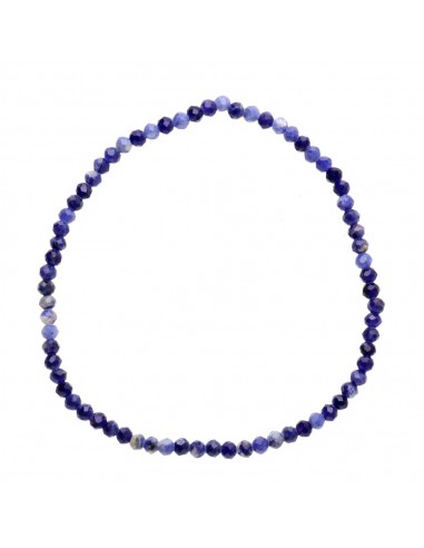 Sodalite Faceted Bracelet 3mm