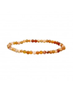 Faceted Fire Opal Bracelet 3mm