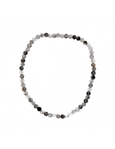 Faceted Tourmaline Quartz Bracelet 3mm