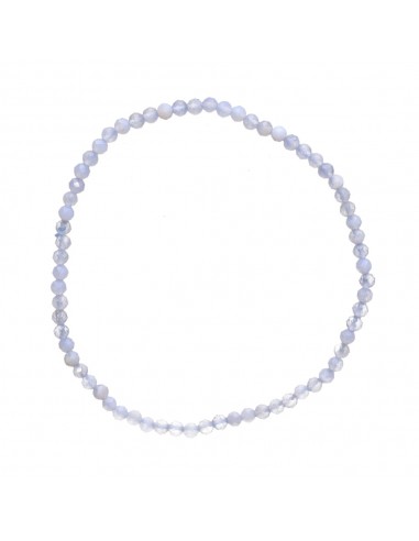 Faceted Chalcedony Bracelet 3mm
