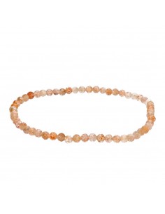 Faceted Sunstone Bracelet 4mm