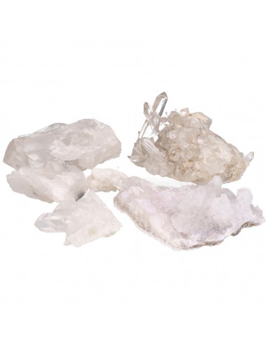 Druses de quartz blanc Brésil