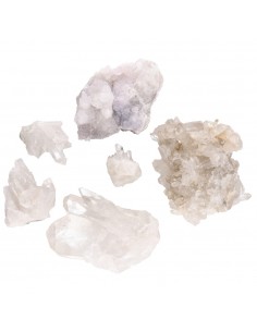 Druses de quartz blanc Brésil 2