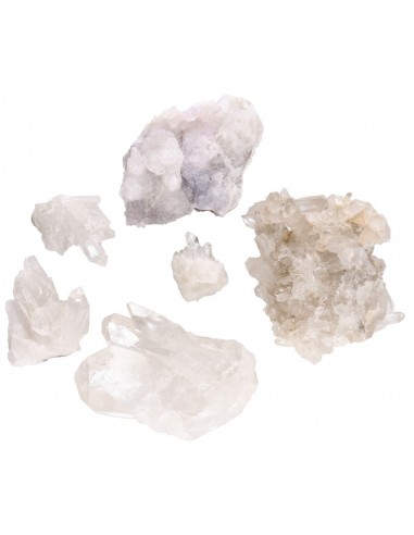 Druses de quartz blanc Brésil