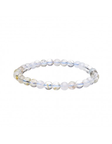 Bracelet de topaze bleue 6mm