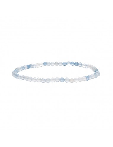 Pulseira Facetada Aquamarine 3mm