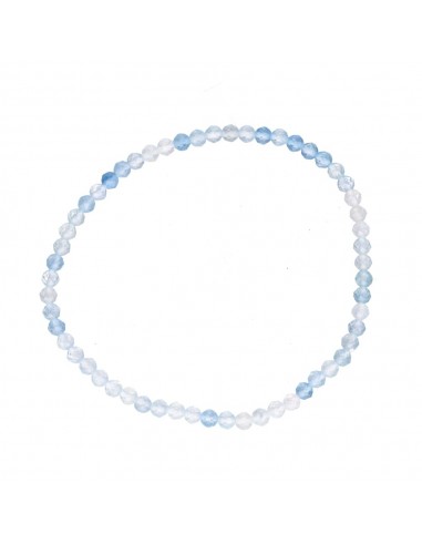 Pulseira Facetada Aquamarine 3mm