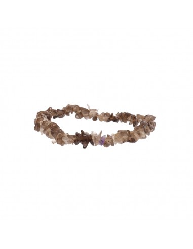Bracelet en quartz fumé à petits éclats