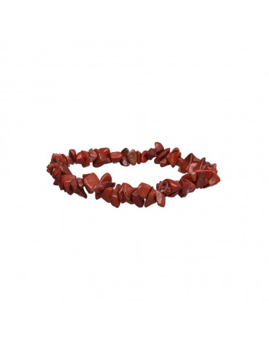 Pulsera Chip Pequeña de Jaspe Rojo