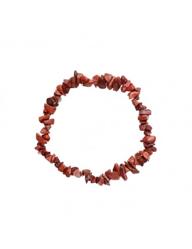 Pulsera Chip Pequeña de Jaspe Rojo