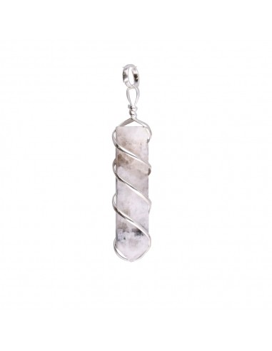 Moonstone Pendant with Spiral in...