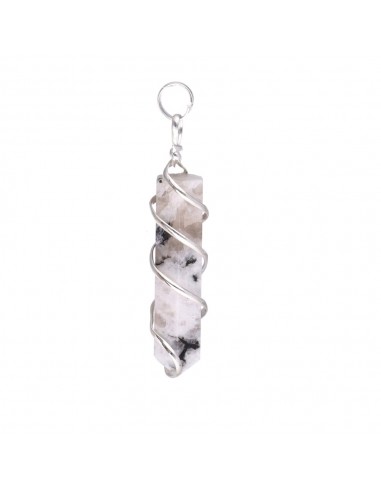 Moonstone Pendant with Spiral in...