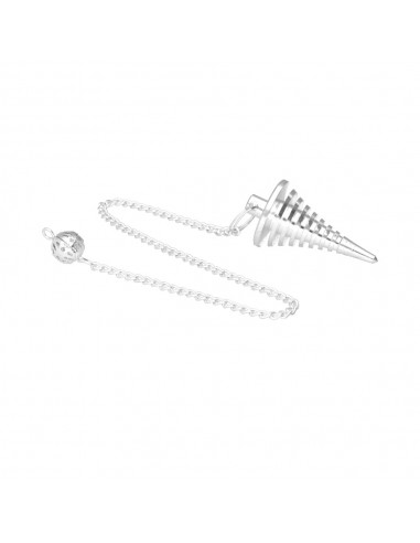 Silver Plated Conical Isis Pendulum...