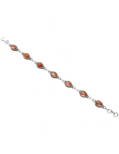 Sunstone Drops Bracelet in 925...