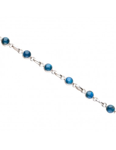 Bracelet d'apatite en argent 925