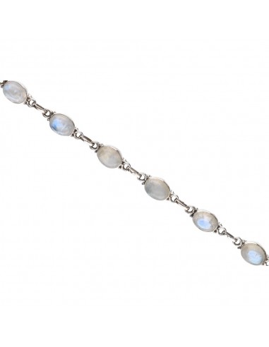 925 Sterling Silver Moonstone Oval...