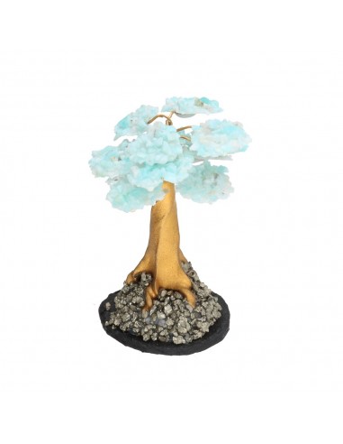 Mini arbre en amazonite avec base en...