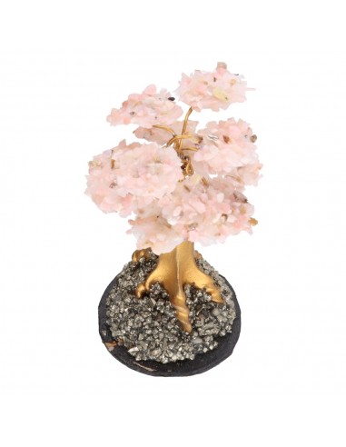 Árbol de Ópalo Rosa Mini con Base de...