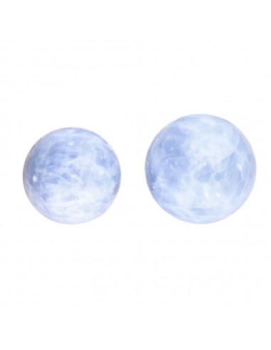 Blue Calcite Spheres