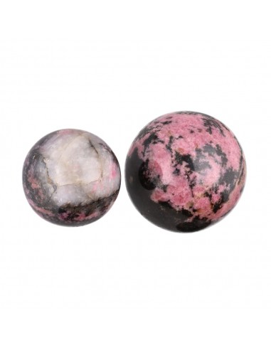 Sphères de rhodonite