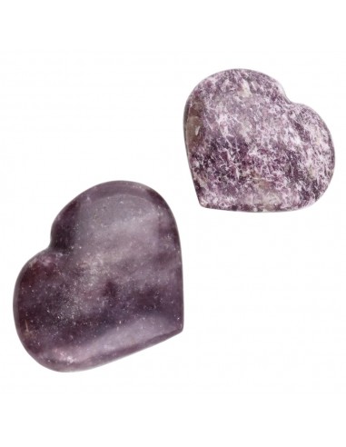 Lepidolite Mica Hearts