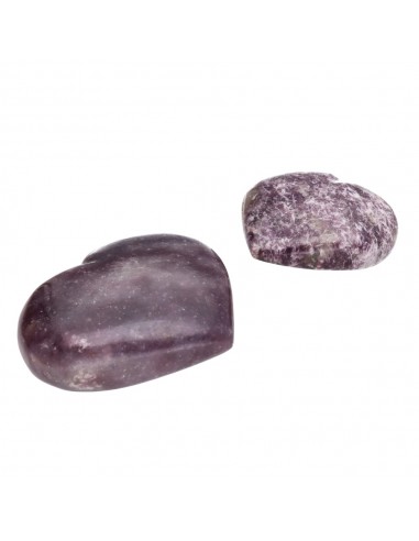 Corações de Mica Lepidolite