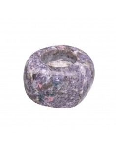 Castiçais de mica lepidolite