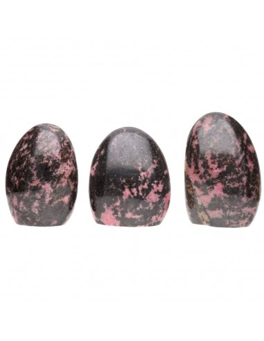 Formes de rhodonite polie
