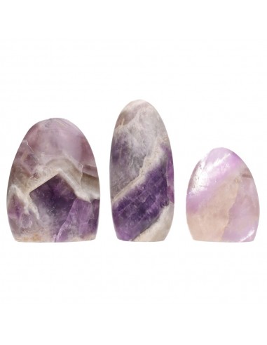 Polished Chevron Amethyst Shapes