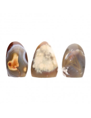 Formes d'agate polie