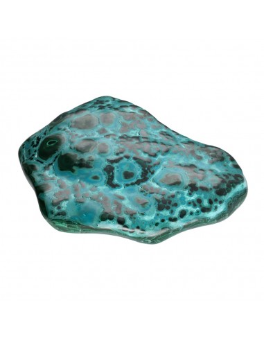 Pièce de chrysocolle polie (CR3)