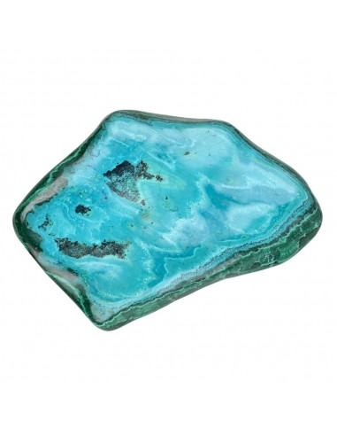 Pièce de chrysocolle polie (CR3)