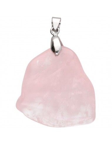 Pingente Cabochão de Quartzo Rosa...