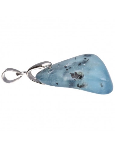 Irregular Aquamarine Cabochon Pendant