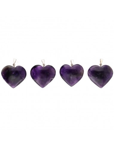 Amethyst Heart Pendant