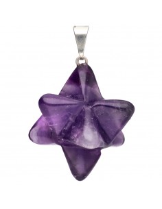 Amethyst Merkaba Pendant