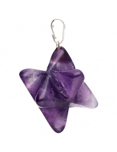 Amethyst Merkaba Pendant