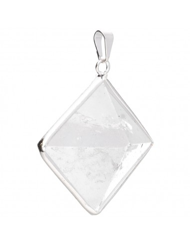 Pendentif pyramide de quartz avec...