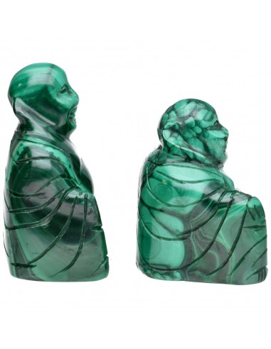 Bouddha en malachite 140-160gr