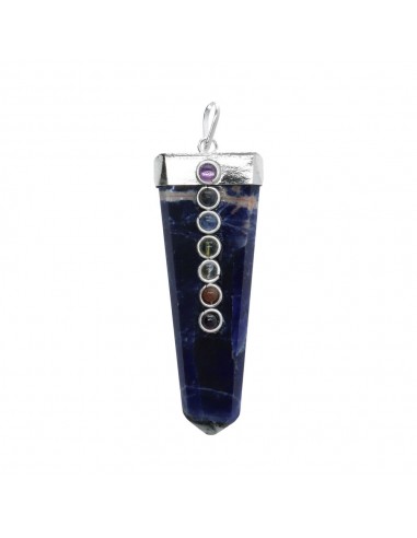 Silver Plated Sodalite Flat Point...
