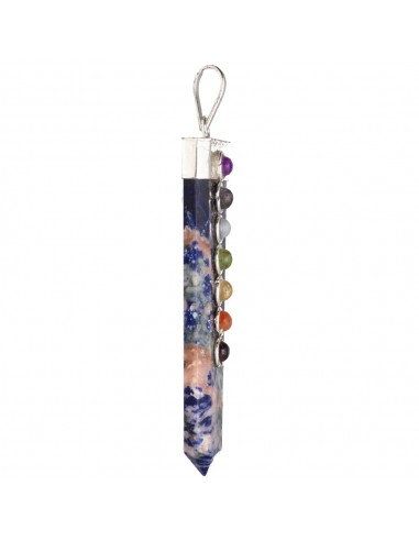 Silver Plated Sodalite Flat Point...