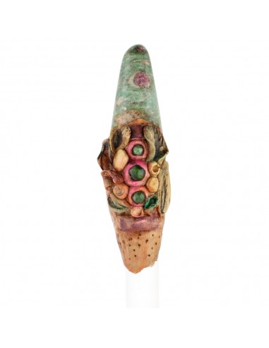 Zoisite and Ruby Power Wand