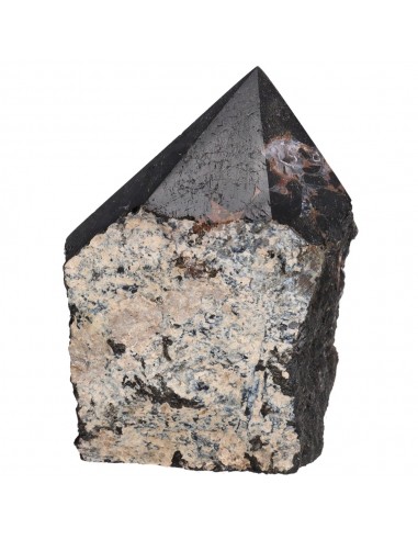 Semi-polished Black Tourmaline Tips