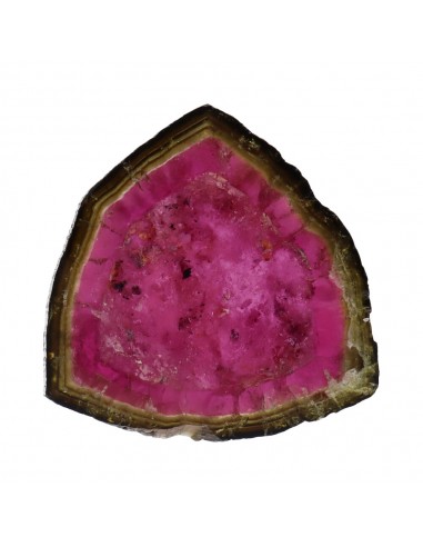 Plaque de tourmaline melon d'eau G