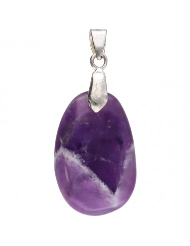 Roulé Pendentif Améthyste irrégulière