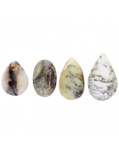 Ágata dendrítica Cabochon (Pacote 25gr)
