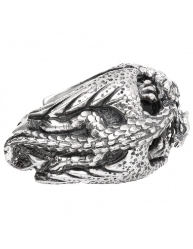 Bague en argent 925 Œil de Tigre Dragons