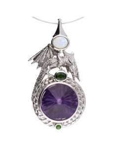 Pendentif Améthyste en...