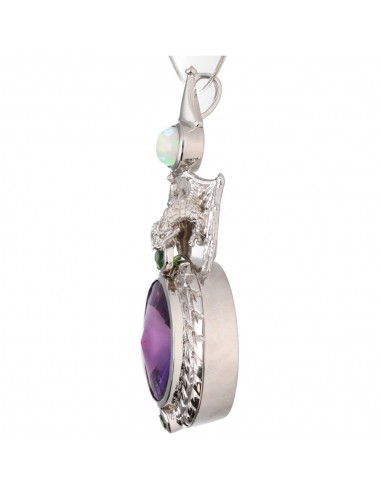 Pendentif Améthyste en argent 925 (17M)